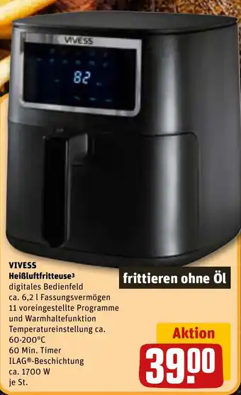 REWE VIVESS Heißluftfritteuse Angebot