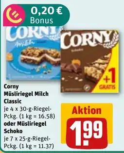 REWE Corny Müsliriegel Classic Angebot