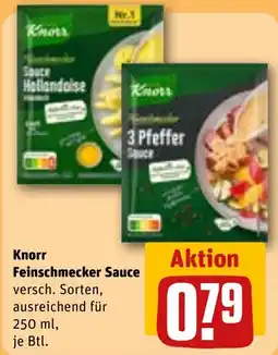 REWE Knorr Feinschmecker Sauce Angebot