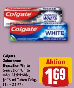 REWE Colgate Zahncreme Sensation White Angebot