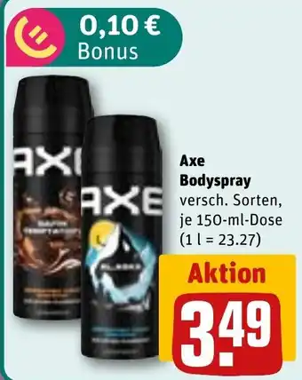 REWE Axe Bodyspray Angebot