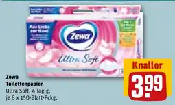 REWE Zewa Toilettenpapier Ultra Soft Angebot