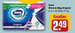 REWE Zewa Wisch & Weg Original Angebot