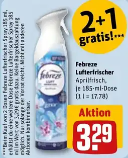 REWE Febreze Luftfrischer Aprilfrisch Angebot