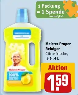 REWE Meister Proper Reiniger Citrusfrische Angebot