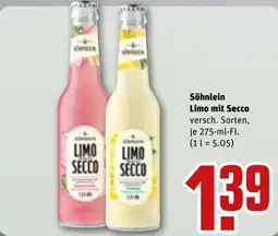 REWE Söhlein Limo mit Secco Angebot