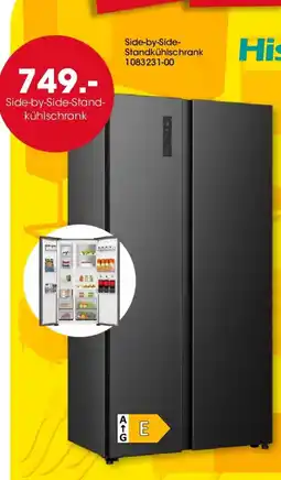 Möbel Martin Hisense Side-by-Side-Standkühlschrank Angebot