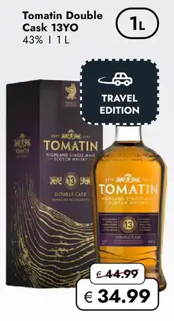 Travel Free Tomatin Double Cask 13YO Angebot