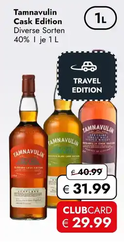 Travel Free Tamnavulin Cask Edition Angebot