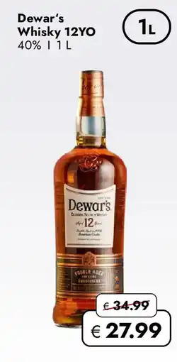 Travel Free Dewar's Whisky 12YO Angebot