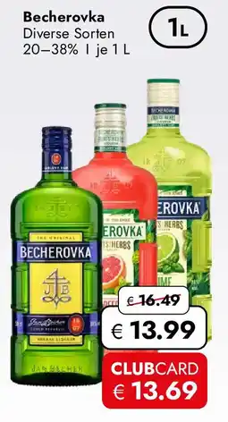 Travel Free Becherovka Angebot