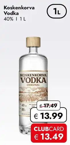 Travel Free Koskenkorva Vodka Angebot