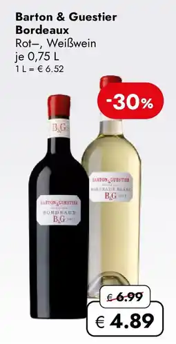 Travel Free Barton & Guestier Bordeaux Angebot