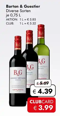 Travel Free Barton & Guestier Angebot
