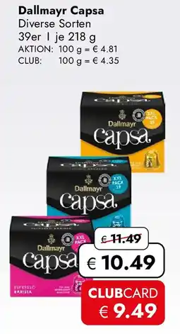 Travel Free Dallmayr Capsa Angebot