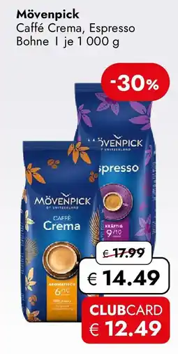 Travel Free Mövenpick Caffé Crema, Espresso Angebot