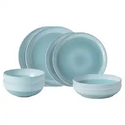 Netto Marken-Discount like. by Villeroy & Boch Einsteiger-Set Perlemor Aqua 8er Set Angebot