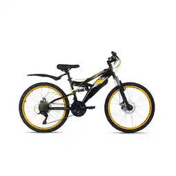 Netto Marken-Discount WYLD WYLD Mountainbike Fully 24'' Bliss schwarz 18 Gänge RH38cm Angebot