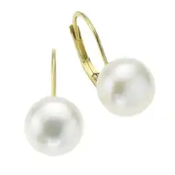 Netto Marken-Discount Fascination by Ellen K. Ohrringe 585 Gold Perle weiß 8-8,5mm Angebot