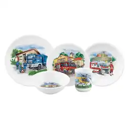 Netto Marken-Discount Seltmann Weiden Kindergeschirr Set Compact Blaulicht 5er Set Angebot