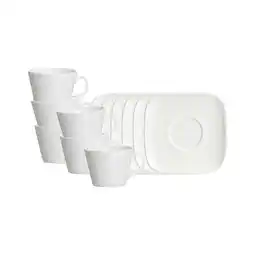 Netto Marken-Discount Ritzenhoff & Breker Espressotassen mit Untertassen Arena 80 ml 6er Set Angebot