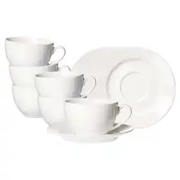 Netto Marken-Discount Ritzenhoff & Breker Kaffeetassen mit Untertassen Volos 220 ml 6er Set Angebot