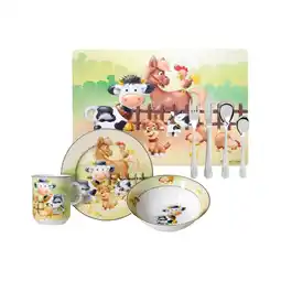 Netto Marken-Discount Ritzenhoff & Breker Kindergeschirr mit Platzset & Besteck Hoftiere Angebot