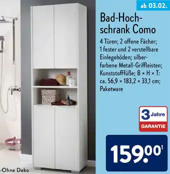 Aldi Nord Bad Hochschrank Como Angebot