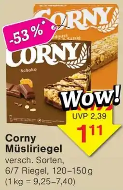 Jawoll Corny Müsliriegel Angebot