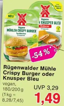 Jawoll Rügenwalder Mühle Crispy Burger Angebot