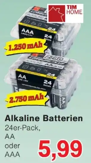 Jawoll Alkaline Batterien Angebot