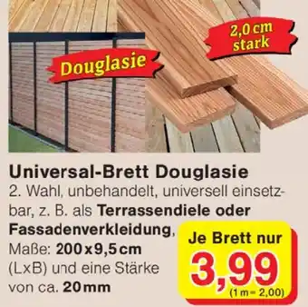 Jawoll Universal-Brett Douglastie Angebot