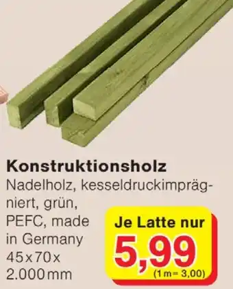 Jawoll Konstruktionsholz Angebot