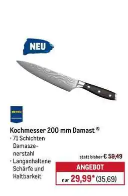 METRO Kochmesser 200 mm Damast Angebot