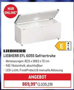 METRO LIEBHERR EFL 6055 Gefriertruhe Angebot