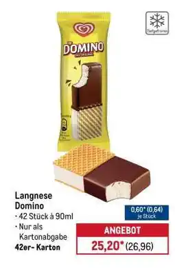 METRO Langnese Domino Angebot