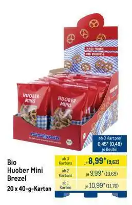 METRO Bio Huober Mini Brezel Angebot