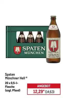 METRO Spaten Münchner Hell Angebot