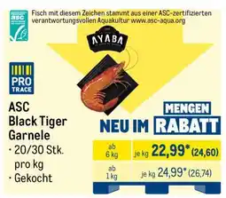 METRO ASC Black Tiger Garnele Angebot