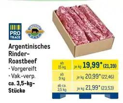 METRO Argentinisches Rinder-Roastbeef Angebot