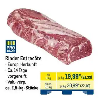 METRO Rinder-Entrecôte Angebot
