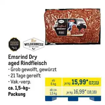 METRO Emsrind Dry aged Rindfleisch Angebot