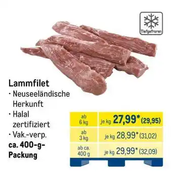 METRO Lammfilet Angebot