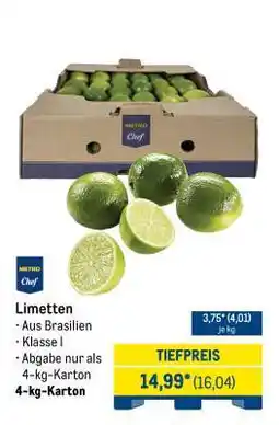 METRO Limetten Angebot