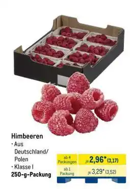 METRO Himbeeren Angebot