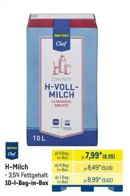 METRO H-Milch Angebot