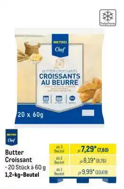 METRO Butter- croissant Angebot