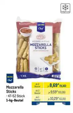 METRO Mozzarella Sticks Angebot