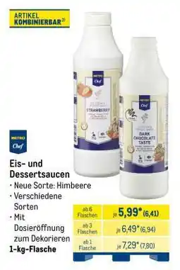 METRO Eis- und Dessertsaucen Angebot