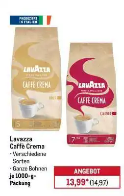 METRO Lavazza Caffé Crema Angebot